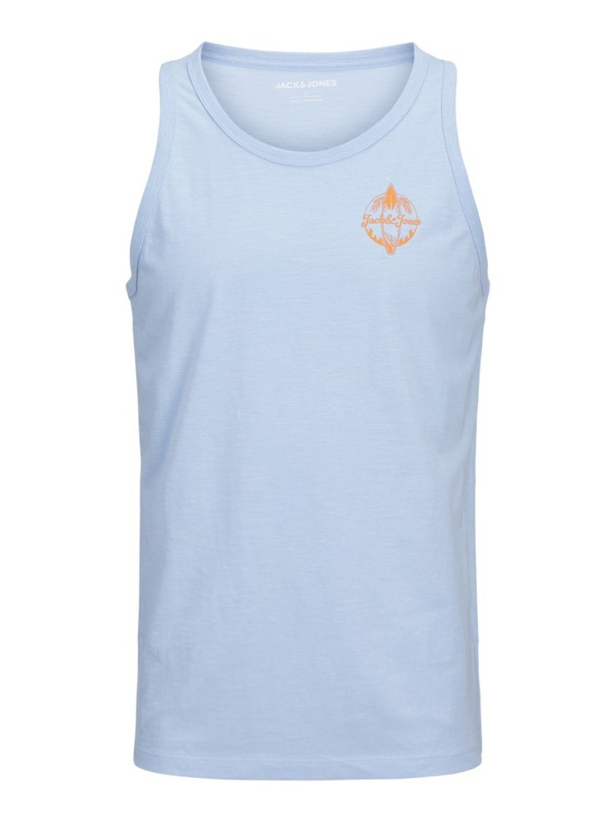 Jack Jones One Color Summer Erkek Atlet 12269423 - MAVİ