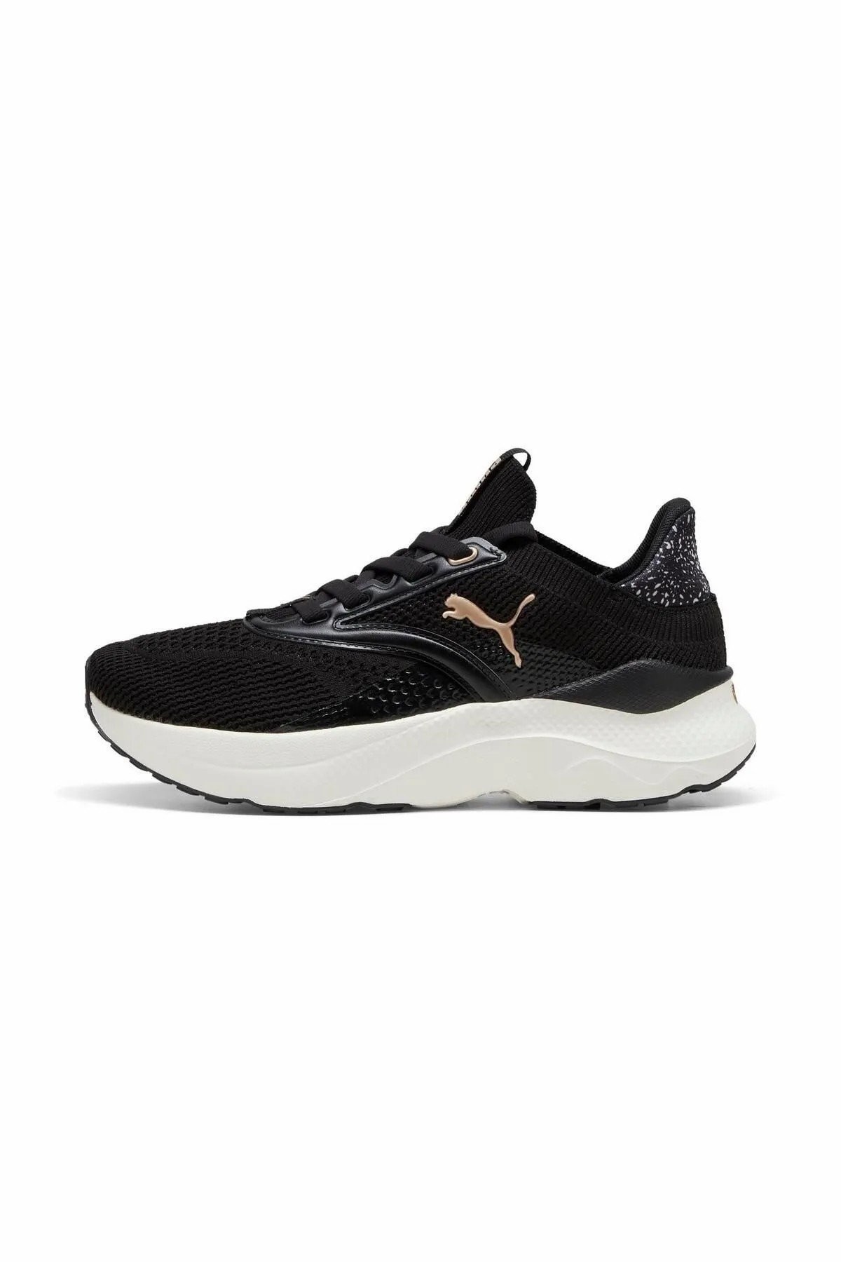 Puma Softride Mayve Leopard Kadın Ayakkabı 31016201 - SİYAH