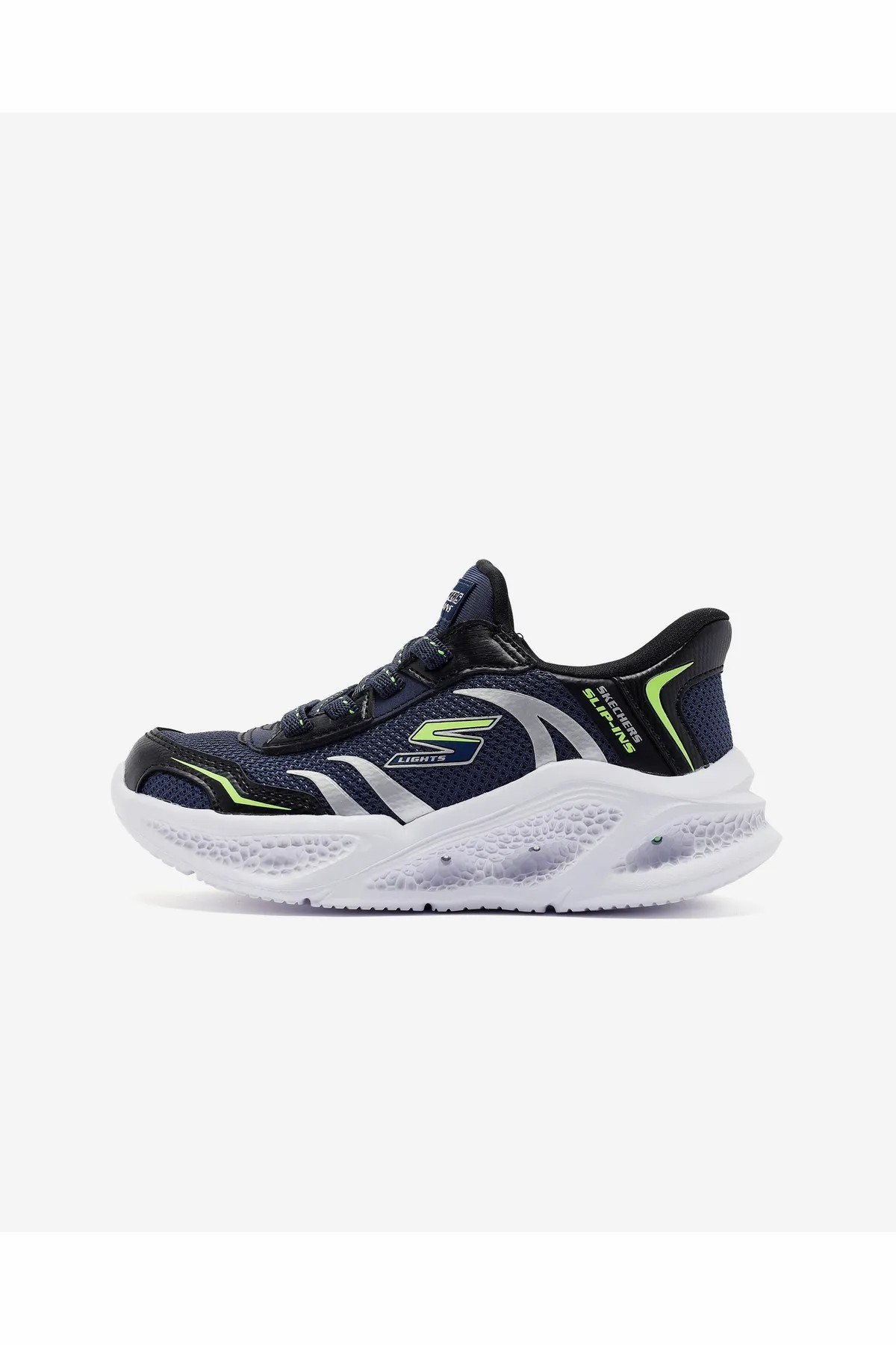 Skechers Meteor Lights Brisk Beams Çocuk Ayakkabı 403848L NVBK - LACİVERT