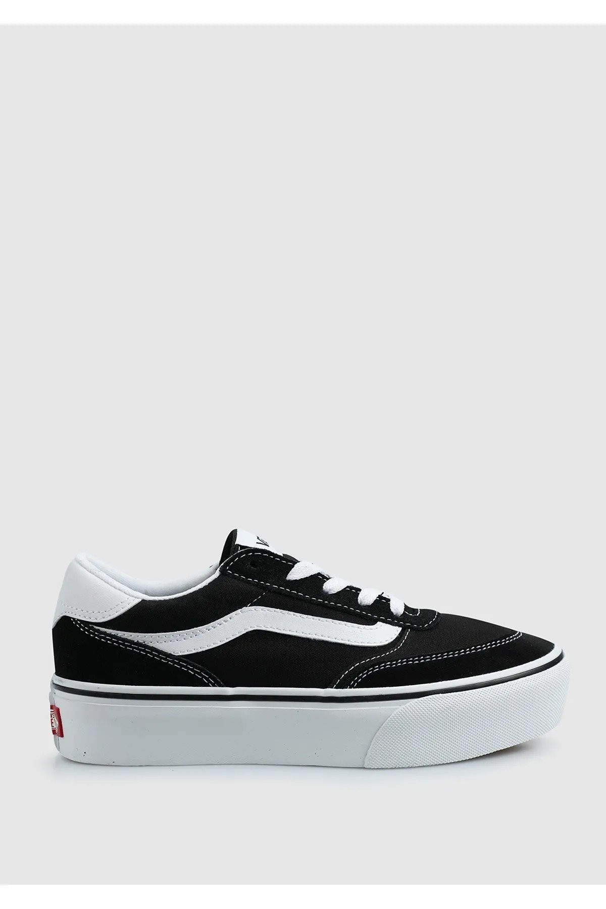 Vans Brooklyn LS Platform Kadın VN000DC4BA21 - SİYAH