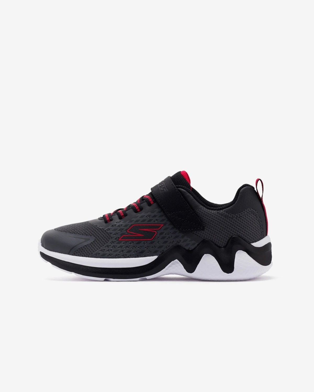 Skechers Wave Tek Çocuk Ayakkabı 403992L CCBK - GRİ