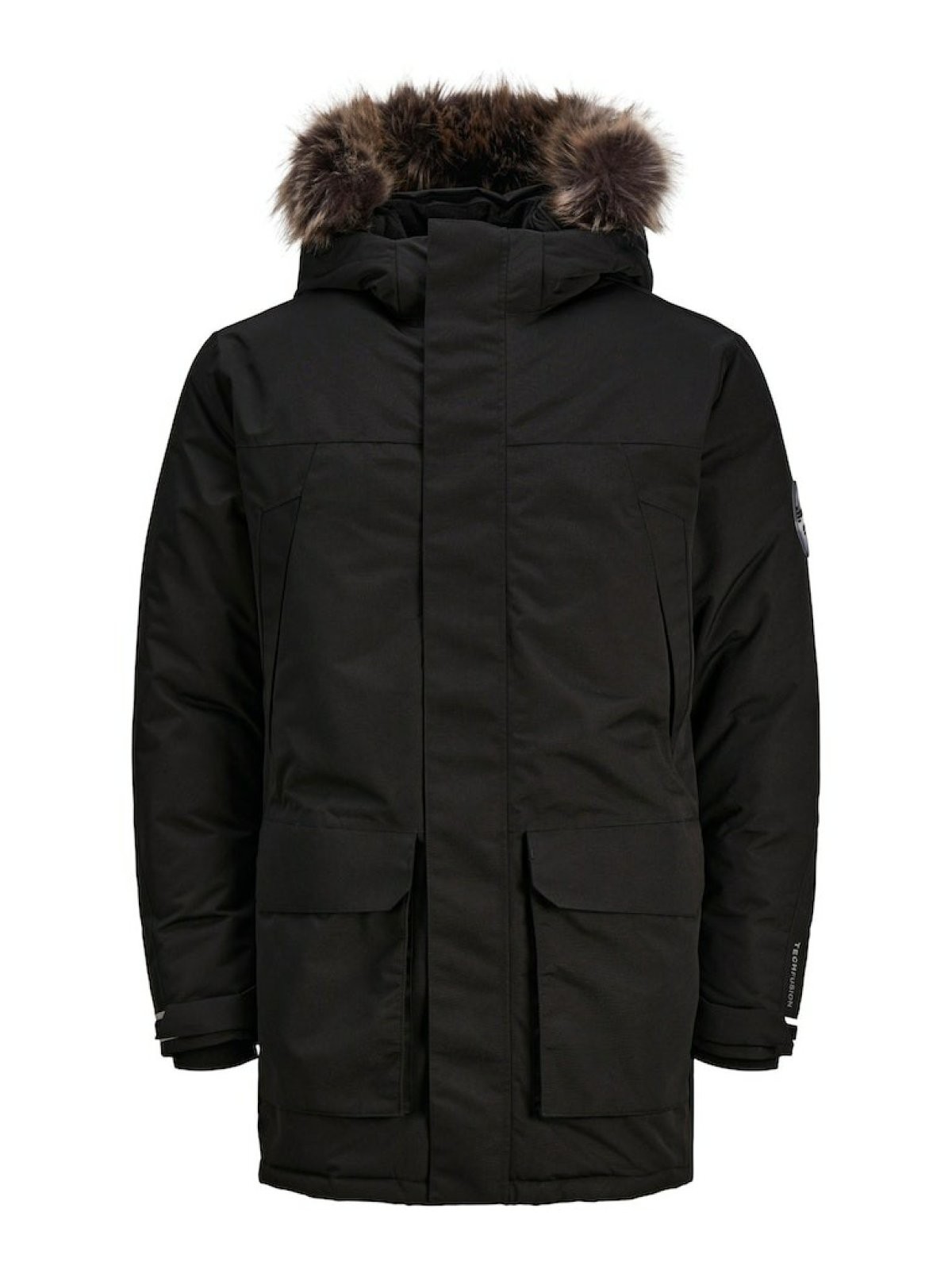 Jack Jones Meyland Erkek Parka 12241546 - SİYAH