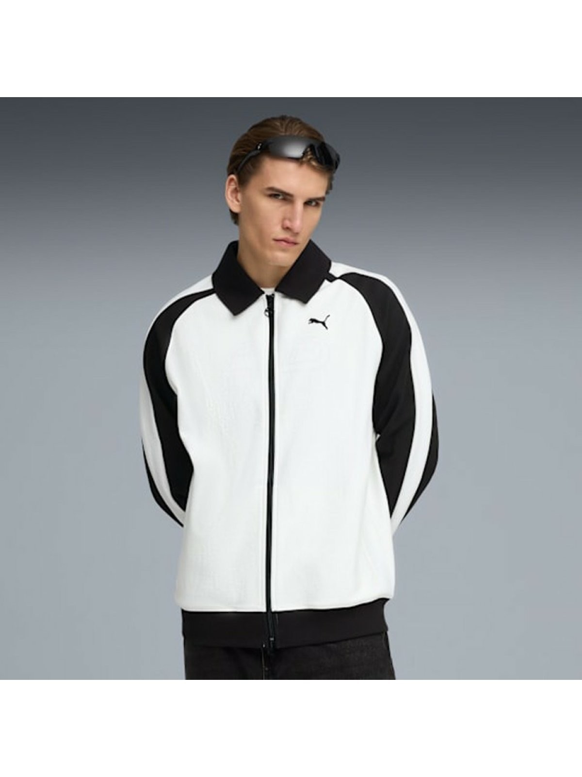 Puma T7 Relaxed Track Erkek Ceket 63299402 - BEYAZ