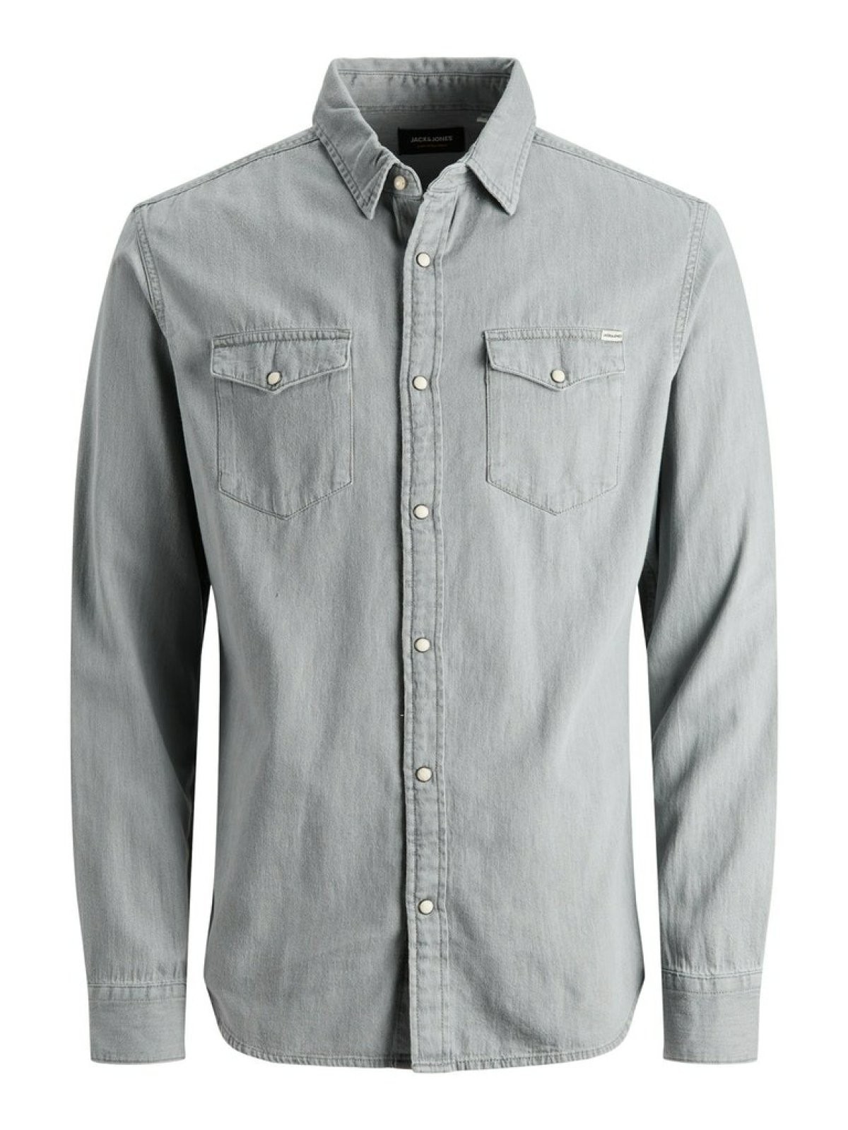 Jack Jones Sheridan Erkek Jean Gömlek 12138115 - GRİ