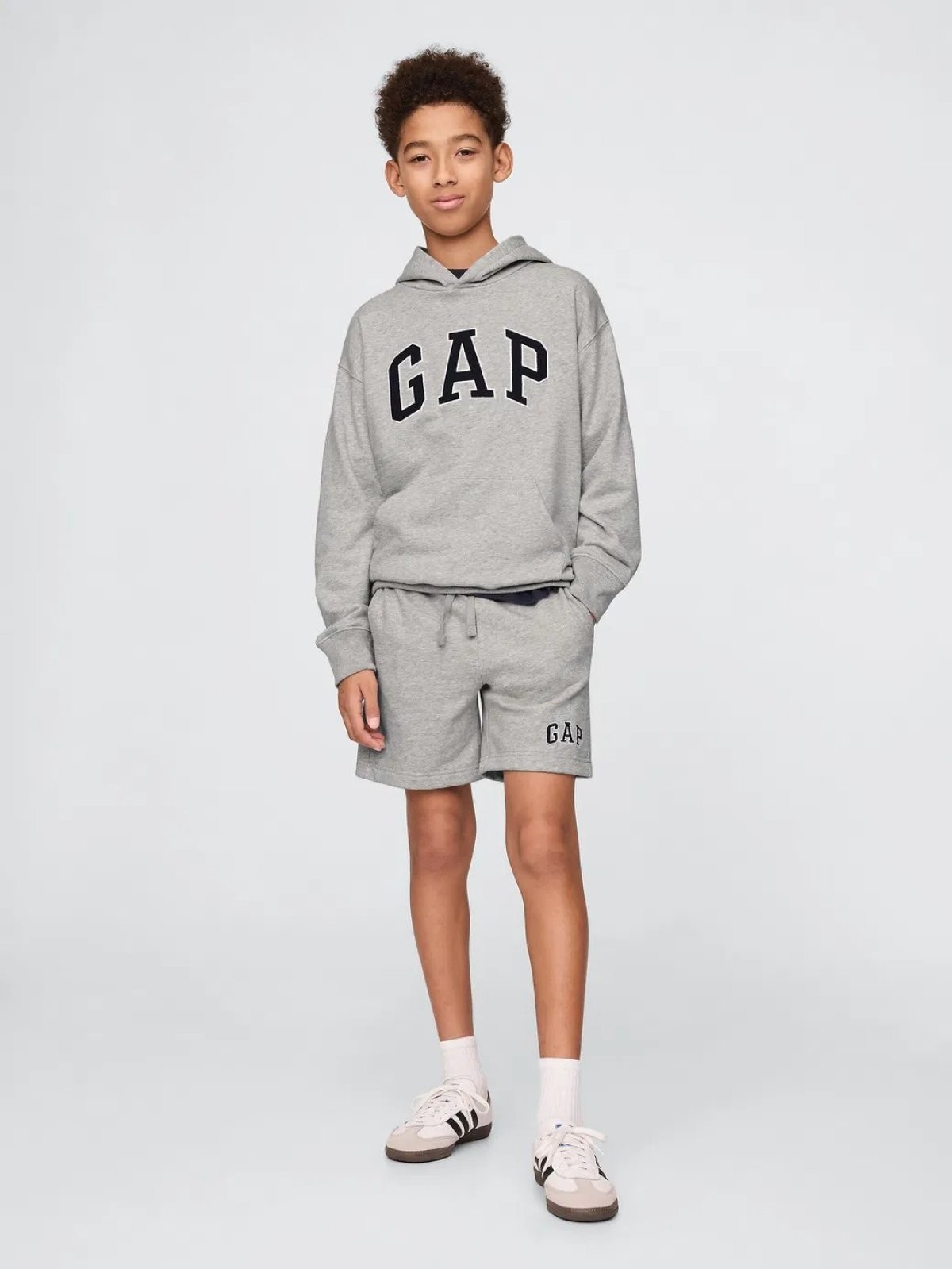 Gap V-Frch Ft Logo Çocuk Şort 890929005 - GRİ
