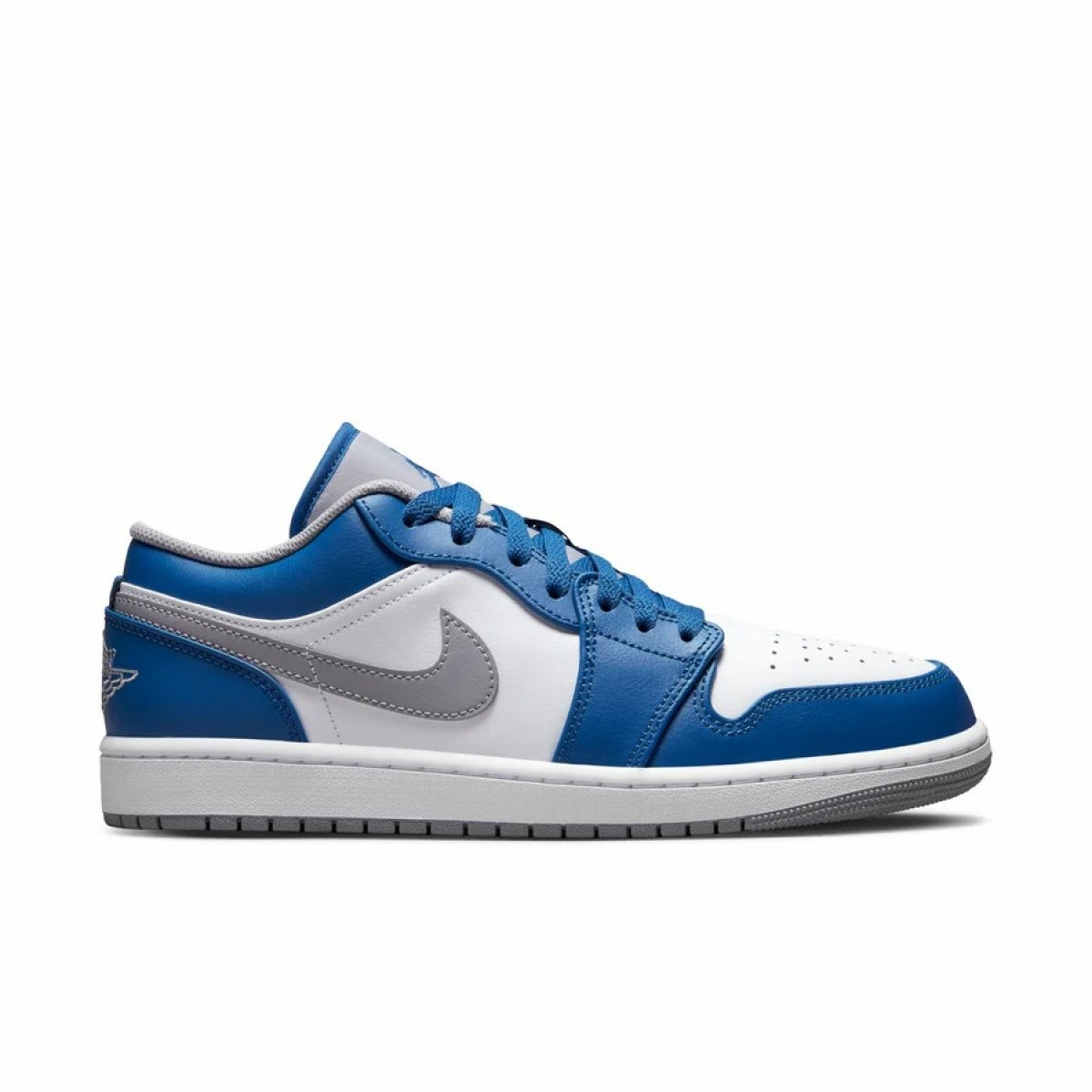 Nike Aır Jordan 1 Low Erkek Ayakkabı 553558-412 - MAVİ