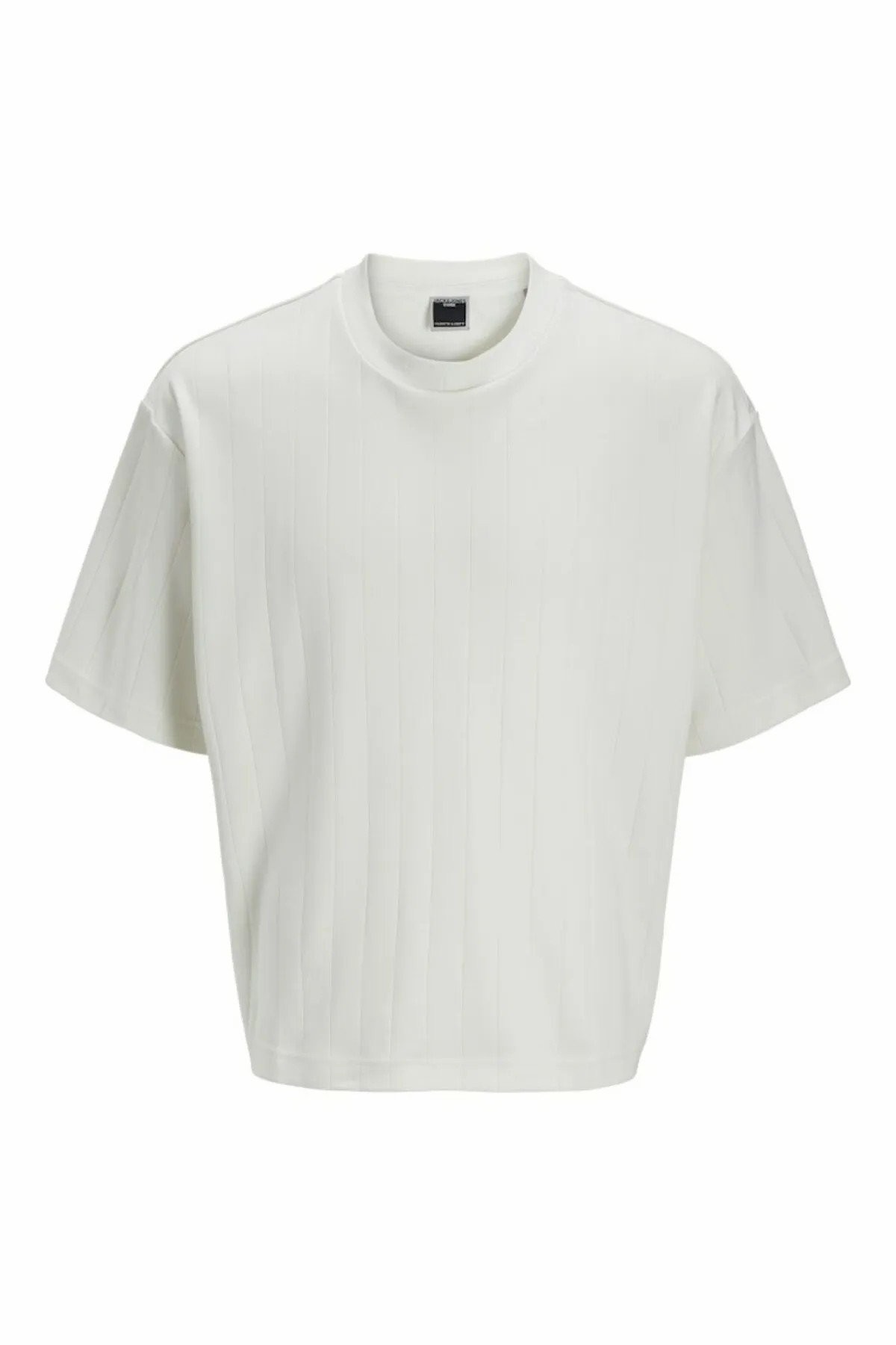 Jack Jones Infınıty Fabrıc Oversıze Erkek Tişört 12276746 - BEYAZ