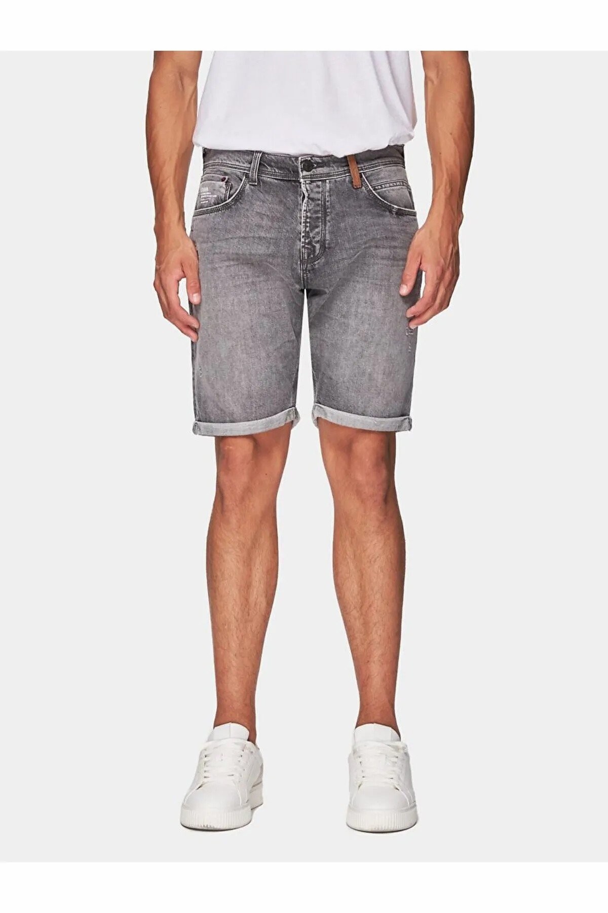 Ltb Carvın Abello Wash Erkek Jean Şort 12258826 - GRİ