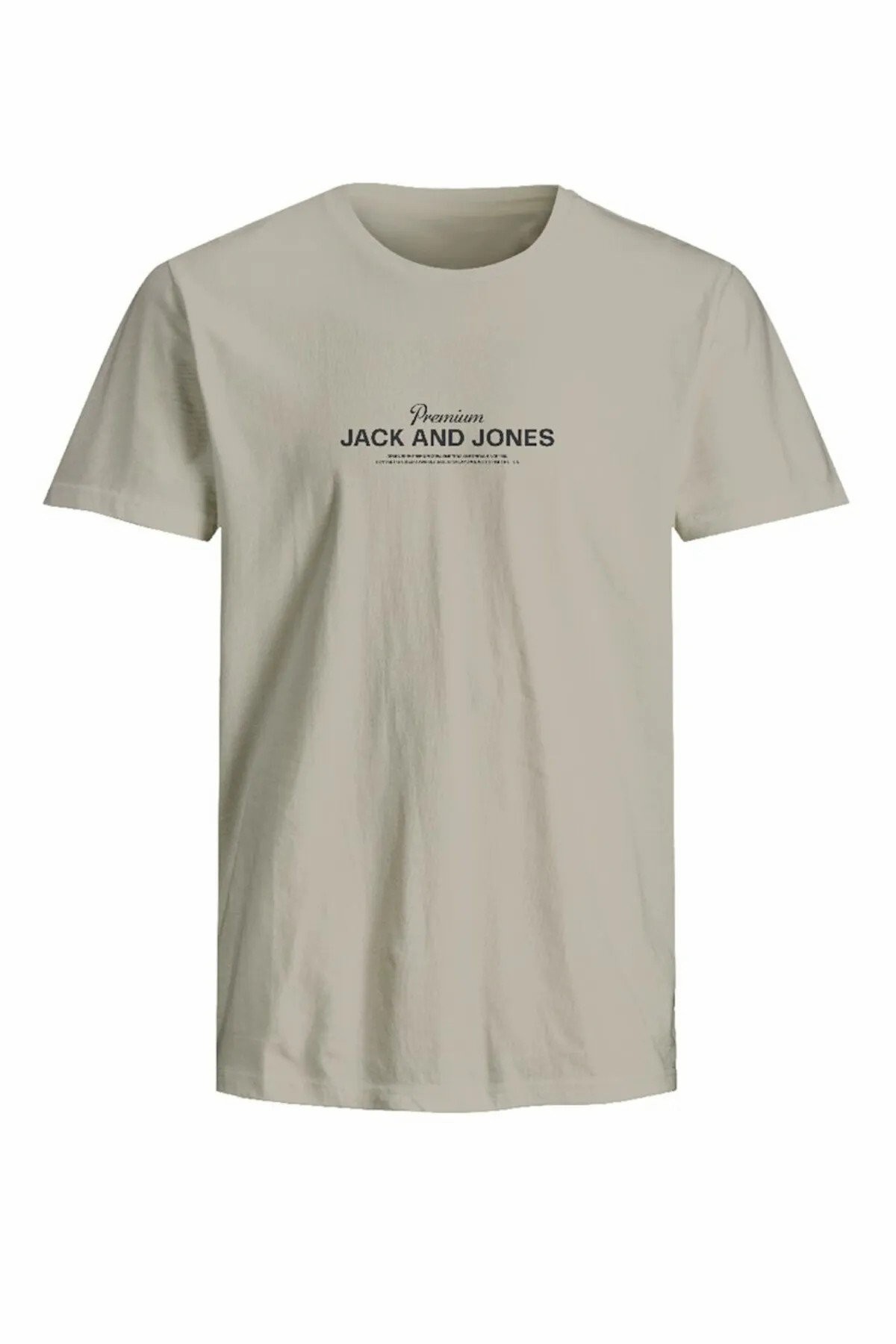 Jack Jones Blaferrıs Regular Fit Erkek Tişört 12282250 - GRİ