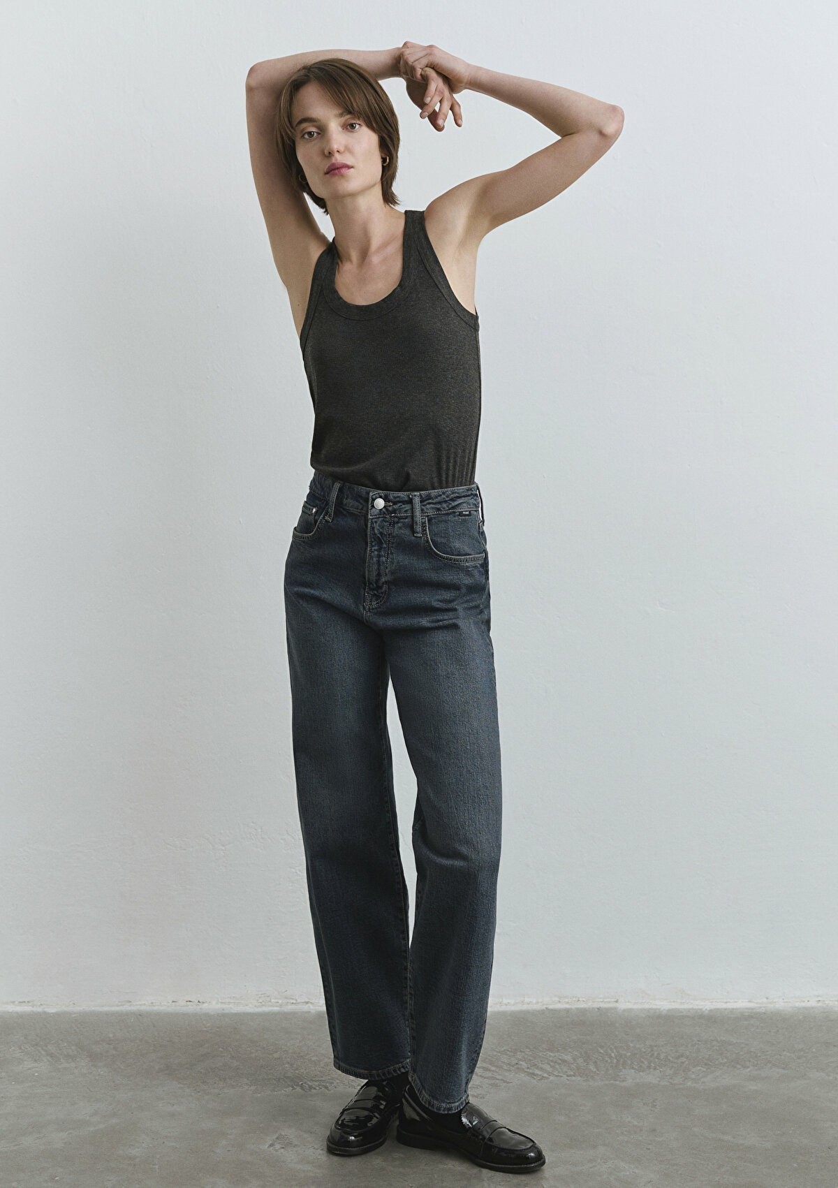 Mavi Leıla Dark Shaded Mavi Premium Kadın Jean Pantolon 1010600-89936 - MAVİ