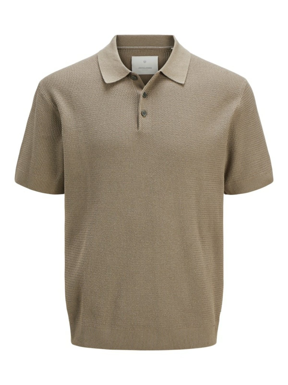 Jack Jones Cooper Knıt Triko Polo Yaka Erkek Tişört 12271483 - KAHVE