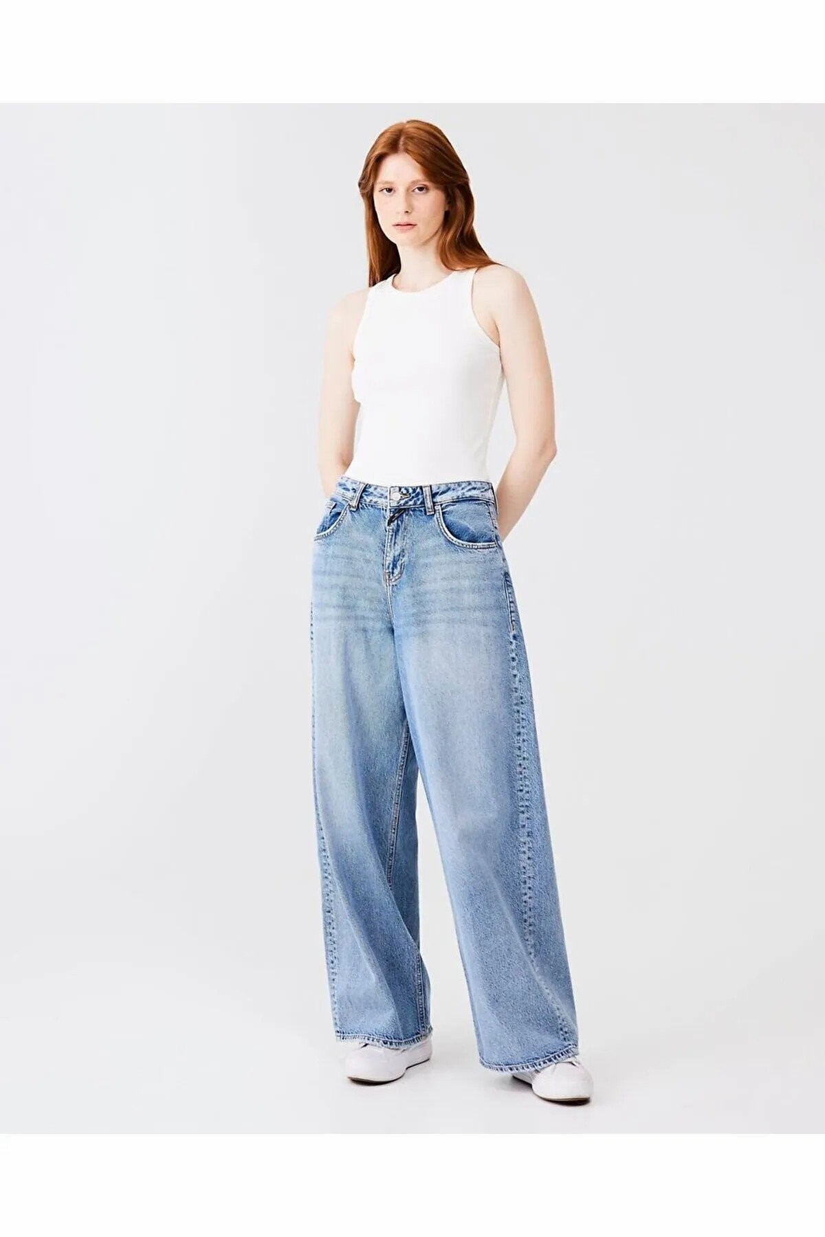 Ltb Olya Zarına Wash Kadın Jean Pantolon - MAVİ