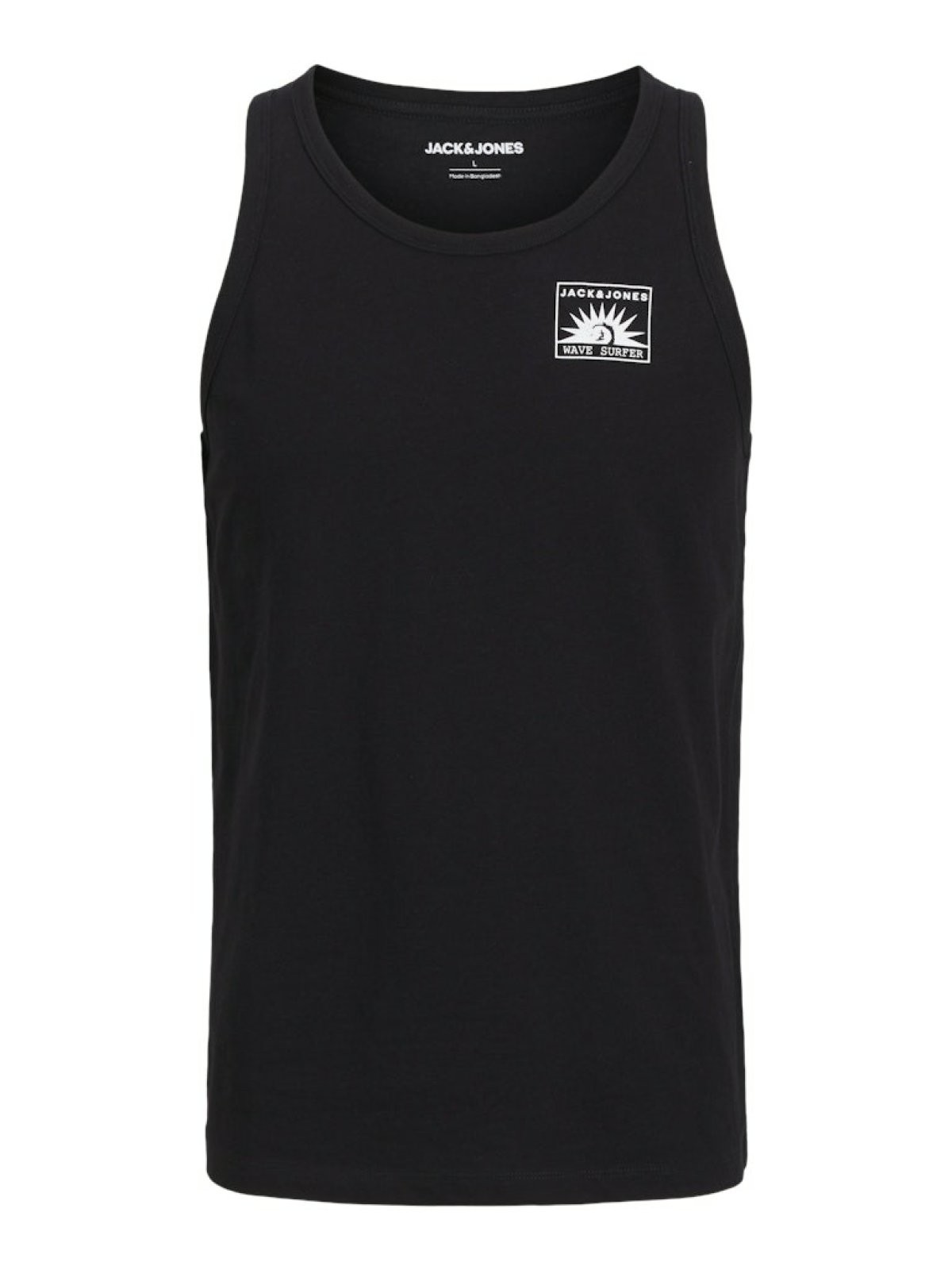 Jack Jones One Color Summer Erkek Atlet 12269423 - SİYAH