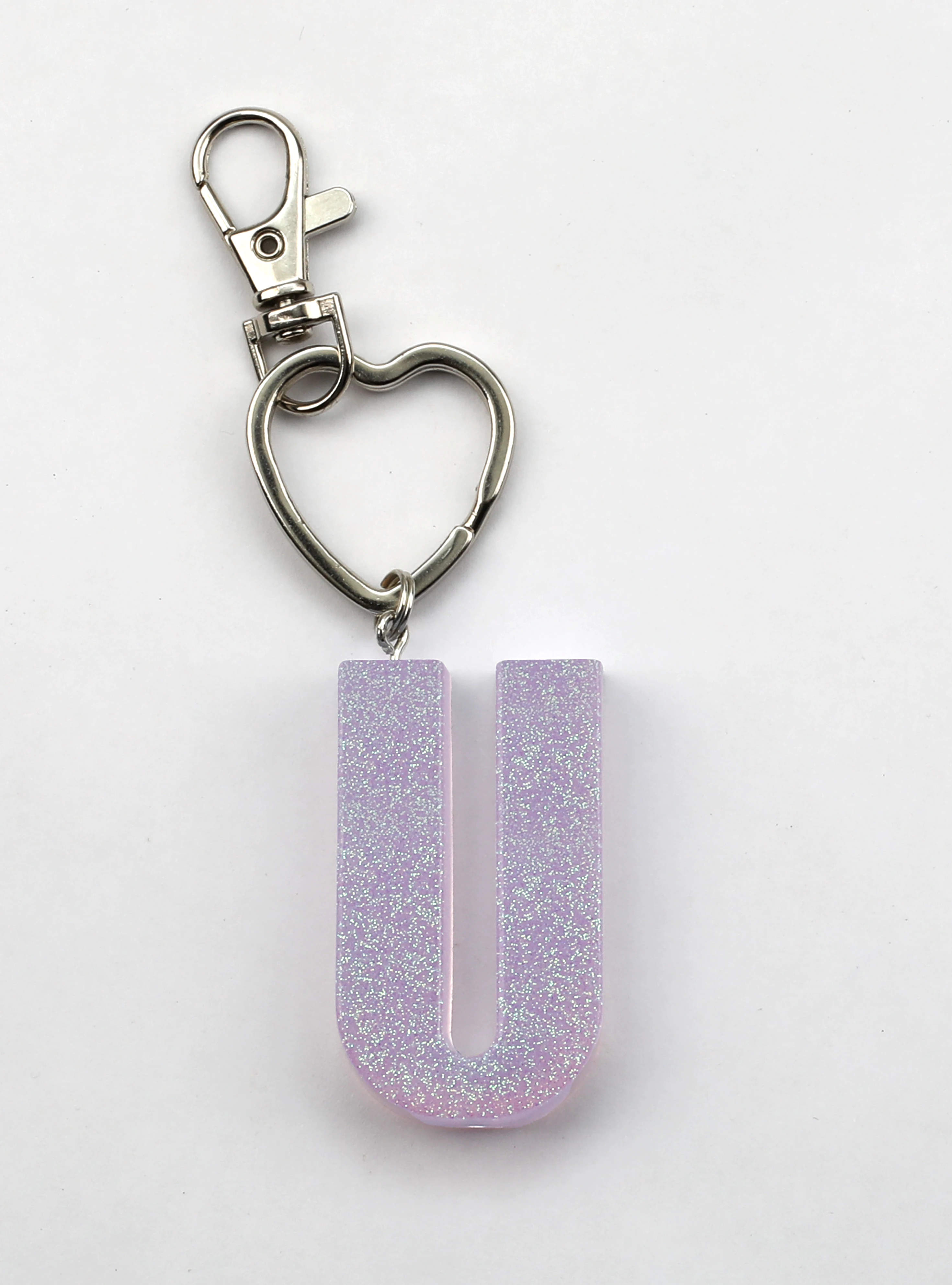 Pastel Lila | Harf Anahtarlık Kişiye Özel Epoksi Üretim