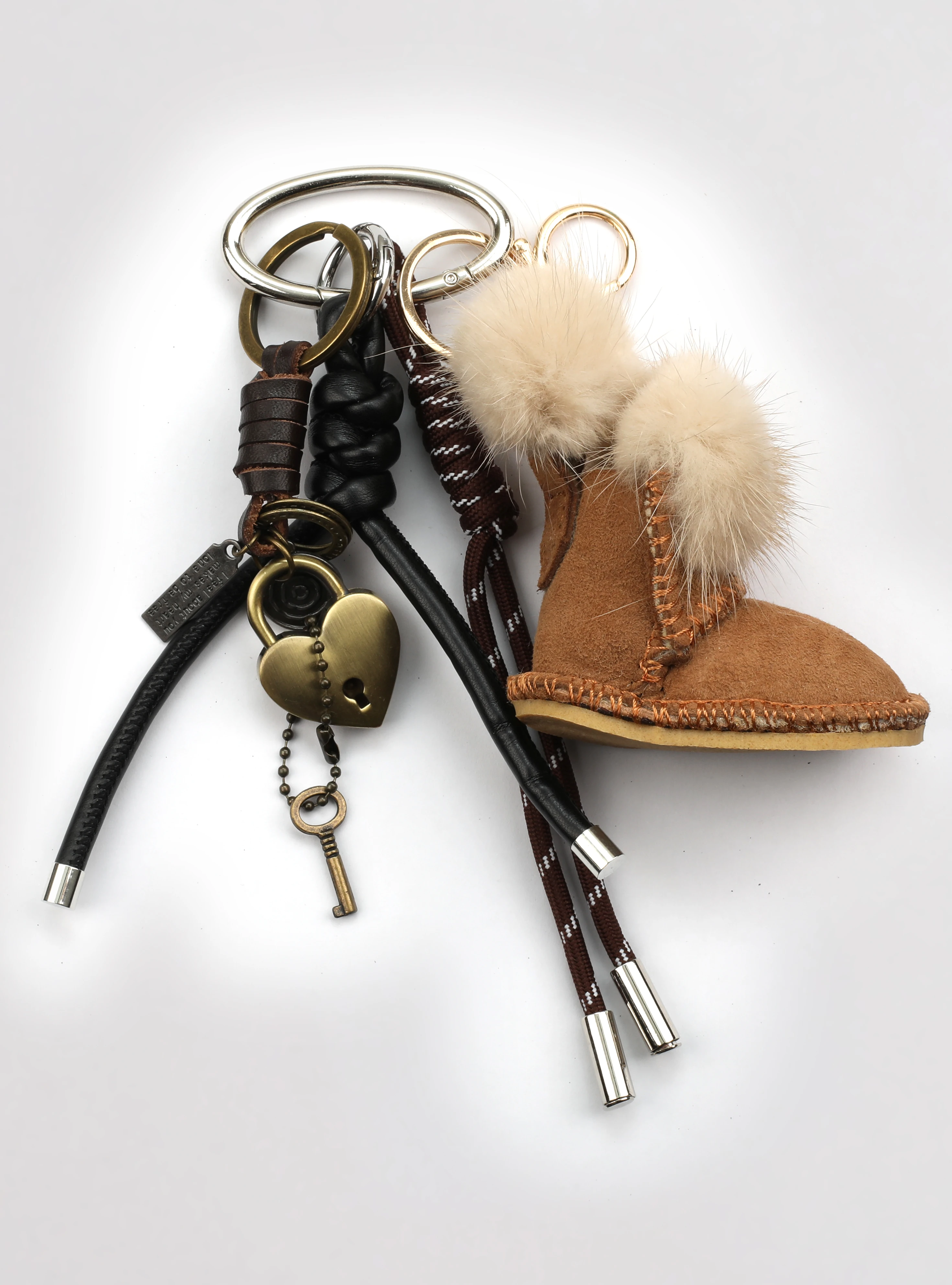 Mini Cozy Boot Charm - Heartlock Edition 