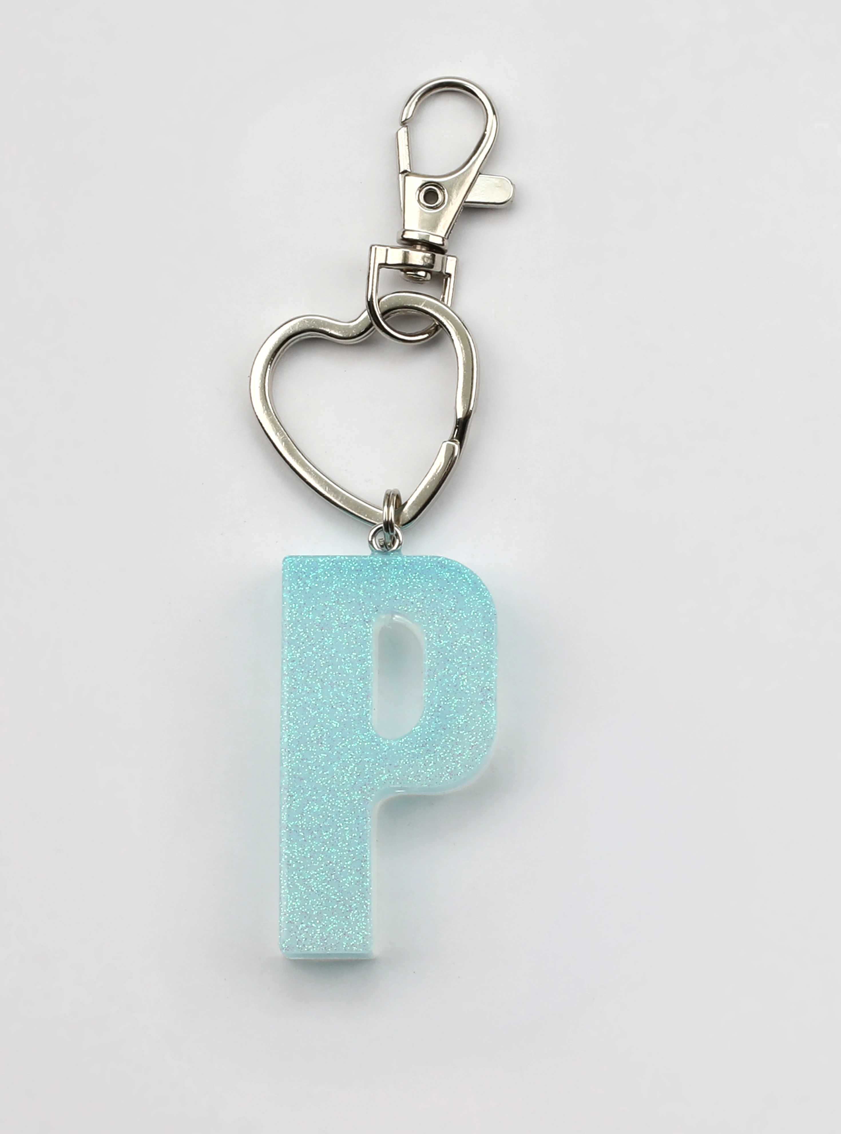 Pastel Mavi | Harf Anahtarlık Kişiye Özel Epoksi Üretim image