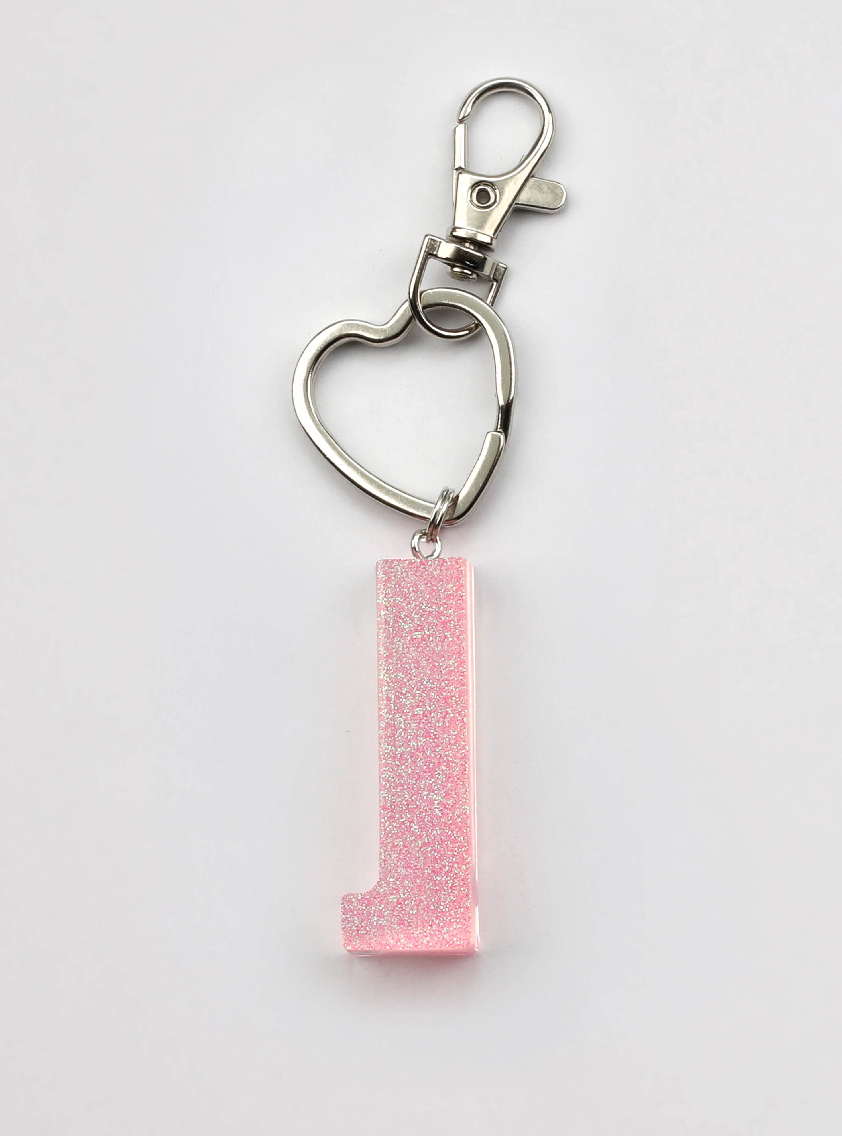 Pastel Pembe | Harf Anahtarlık Kişiye Özel Epoksi Üretim