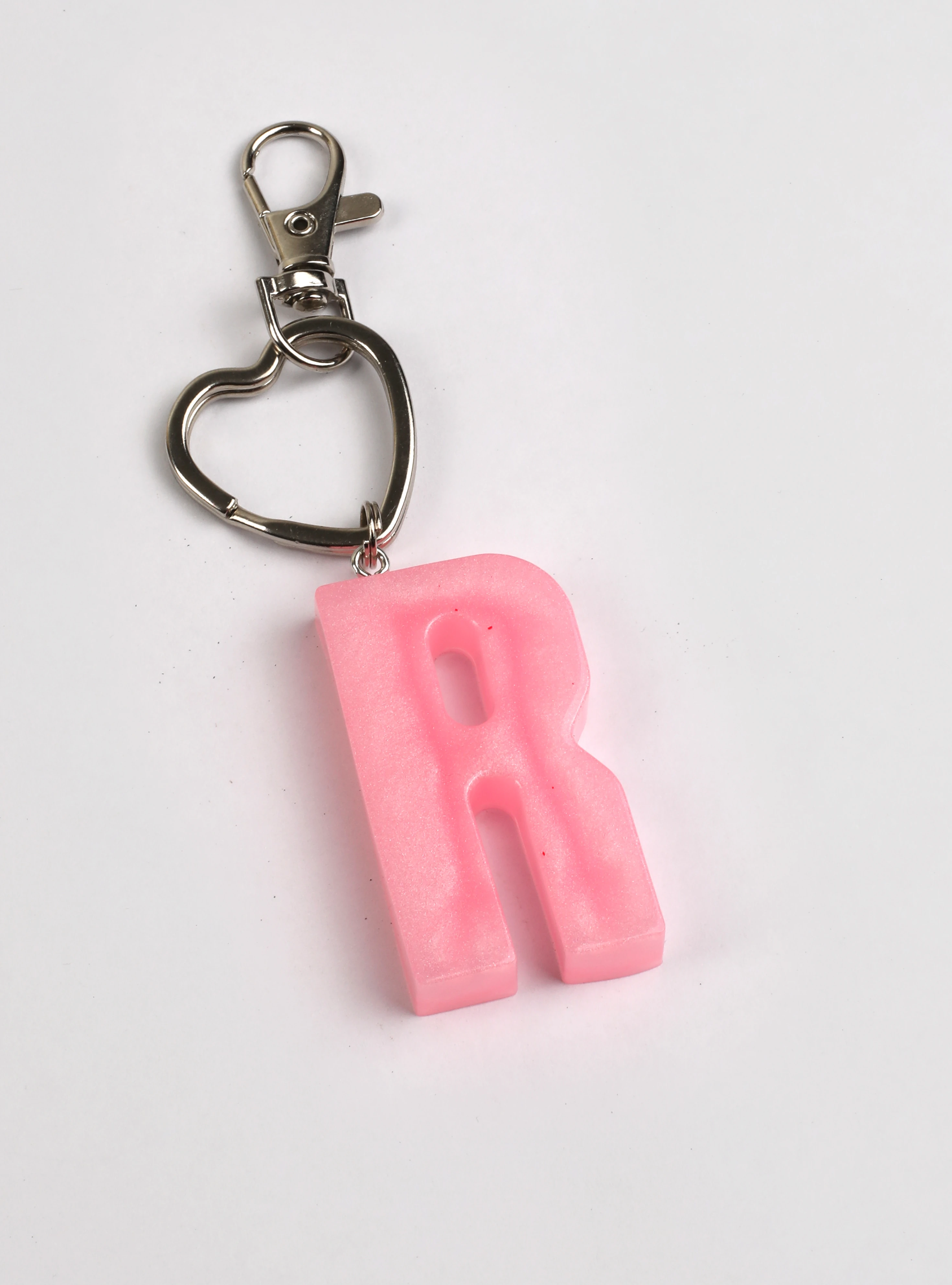 Neon Pembe | Harf Anahtarlık Kişiye Özel Epoksi Üretim