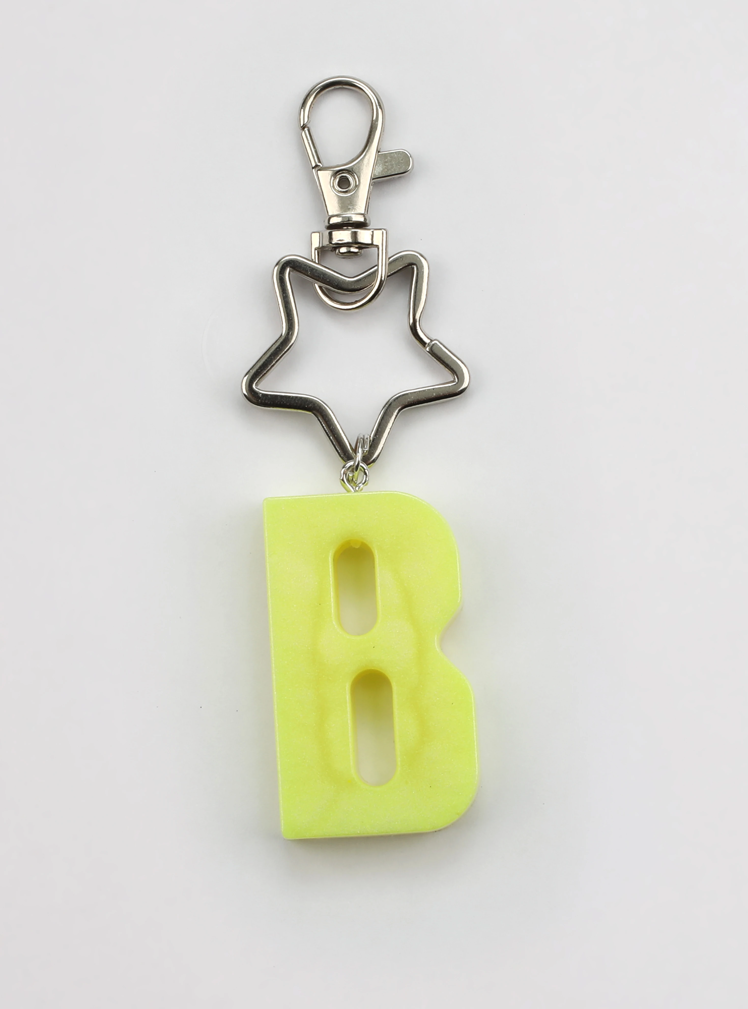 Neon Sarı | Harf Anahtarlık Kişiye Özel Epoksi Üretim image