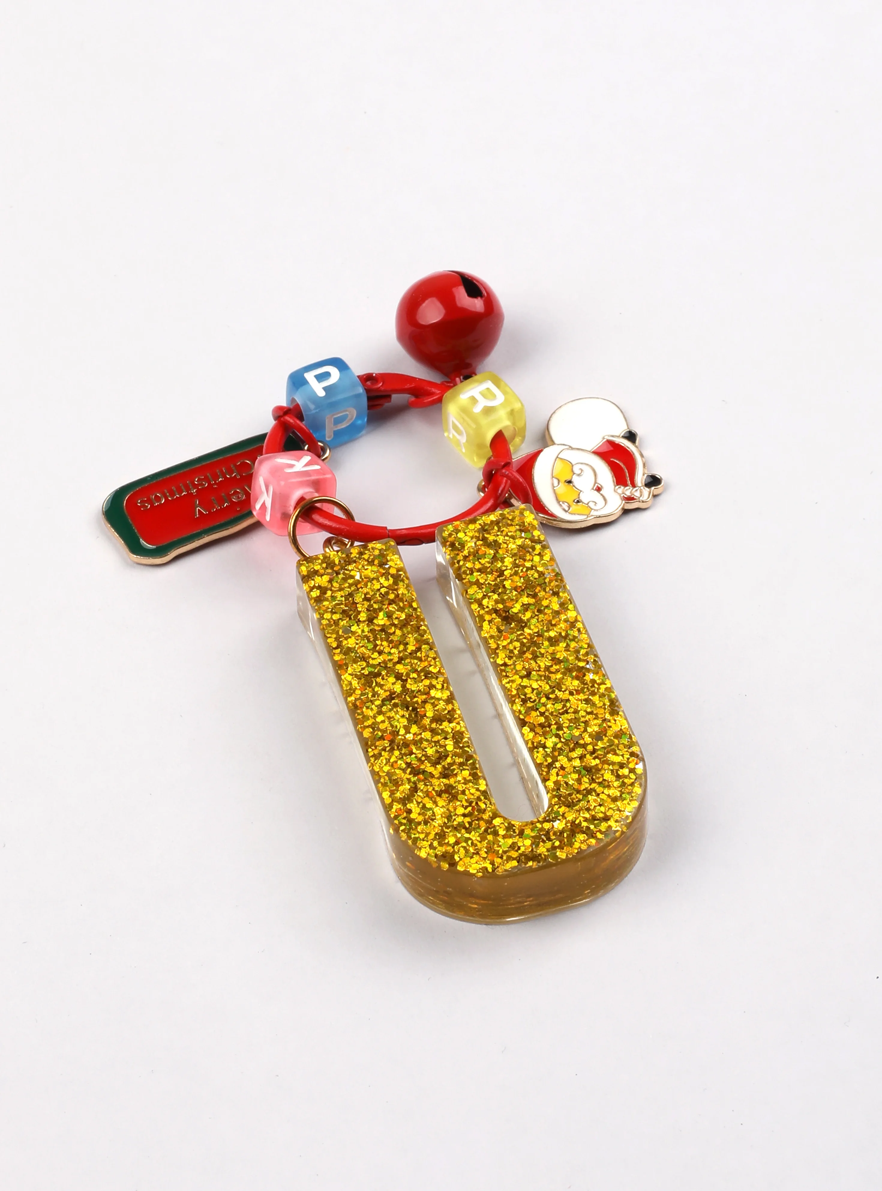 Christmas Letter Charm | Harf Anahtarlık Kişiye Özel Epoksi Üretim