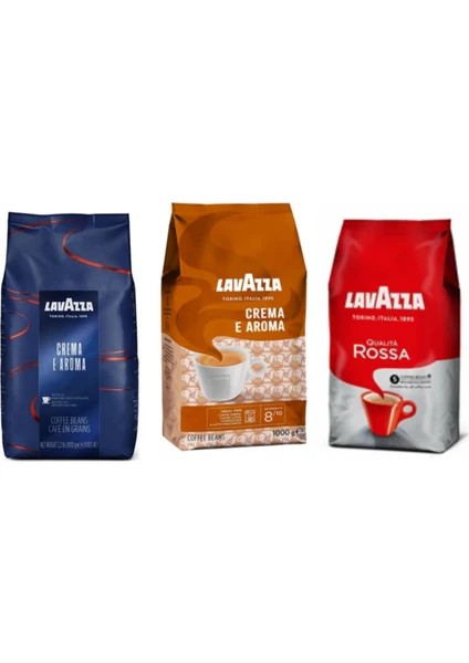 Lavazza Çekirdek Kahve 3 Lü Efsane Set 1 kg x 3