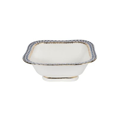 IMPERIAL PORCELAIN Salata Kasesi Kare Cobalt net Mavi | 700 ml
