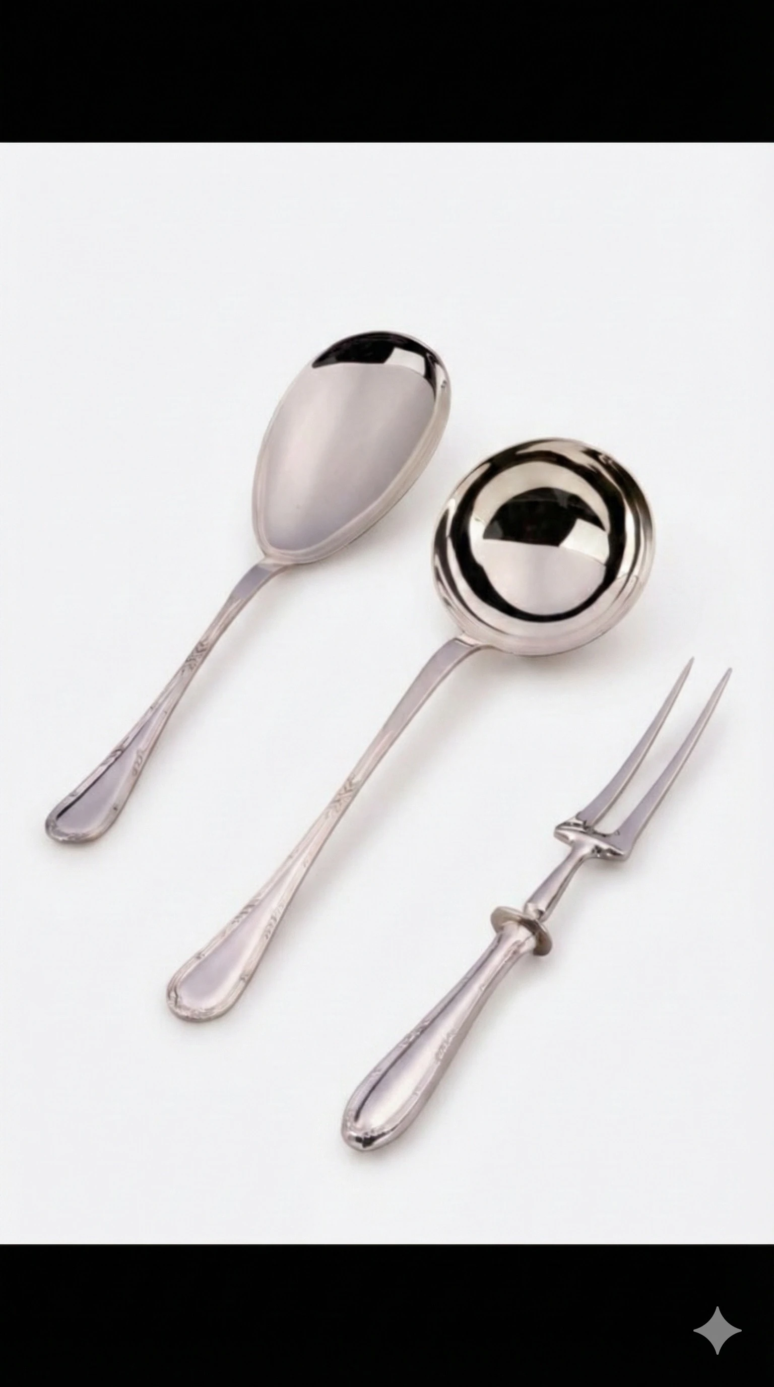 LOUISES MODEL PİLAV KAŞIĞI/KEPÇE/ROSTO ÇATALI