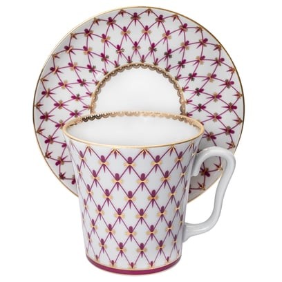IMPERIAL PORCELAIN Kupa Net-blues Pembe | 360 ml