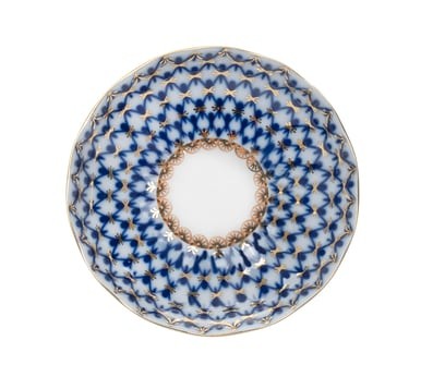 IMPERIAL PORCELAIN Lokumluk Cobalt net Mavi |  10 cm