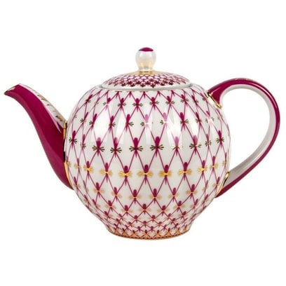 MPERIAL PORCELAIN Çaydanlık Net-blues Pembe | 600ml