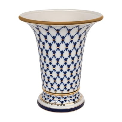 IMPERIAL PORCELAIN Vazo Cobalt net Mavi