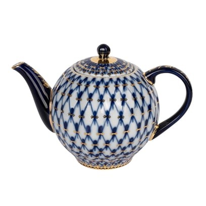 IMPERIAL PORCELAIN Çaydanlık Cobalt net Mavi | 600 ml