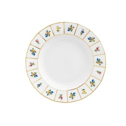 FURSTENBERG Çukur Tabak GRECQUE MILLE FLEURS | 22cm