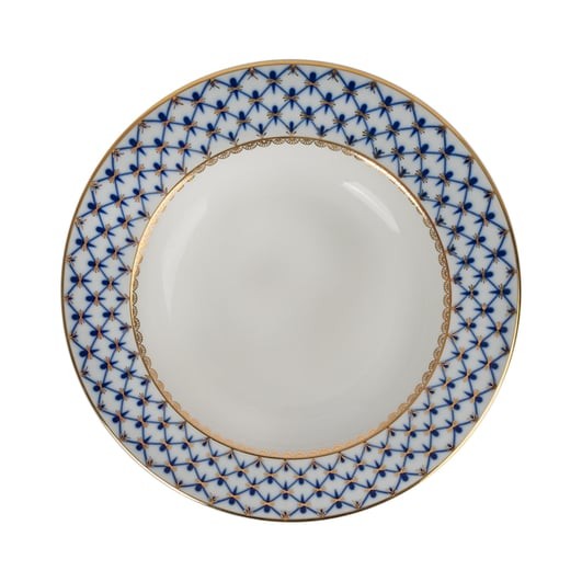 IMPERIAL PORCELAIN Cobalt Net Mavi Çukur Tabak | 22,5 cm