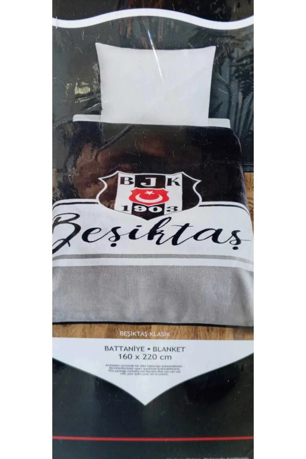 TAÇ LİSANSLI BEŞİKTAŞ KARA KARTAL TEK KİŞİLİK BATTANİYE