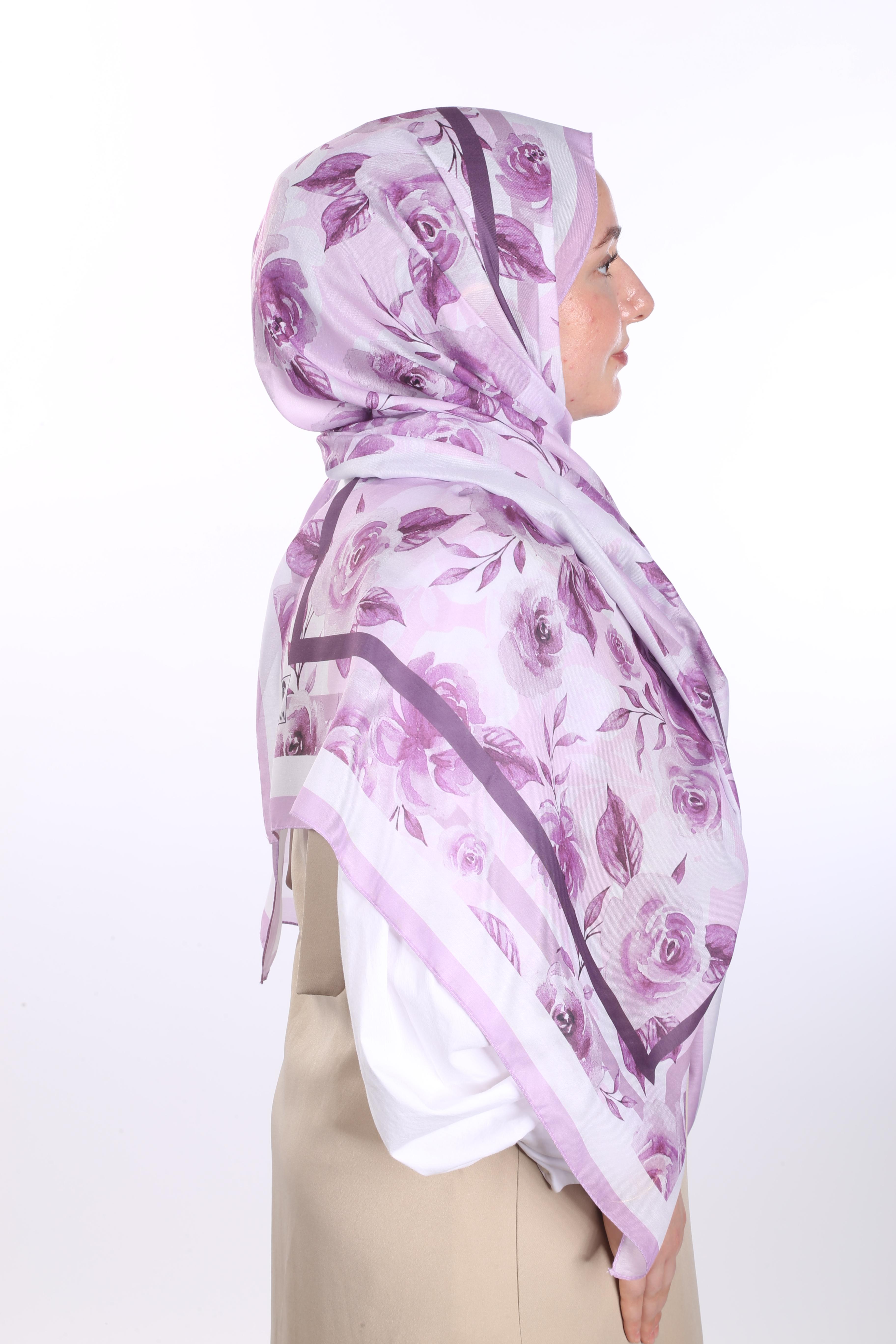 Asmin Desen Soft Şal - Pembe
