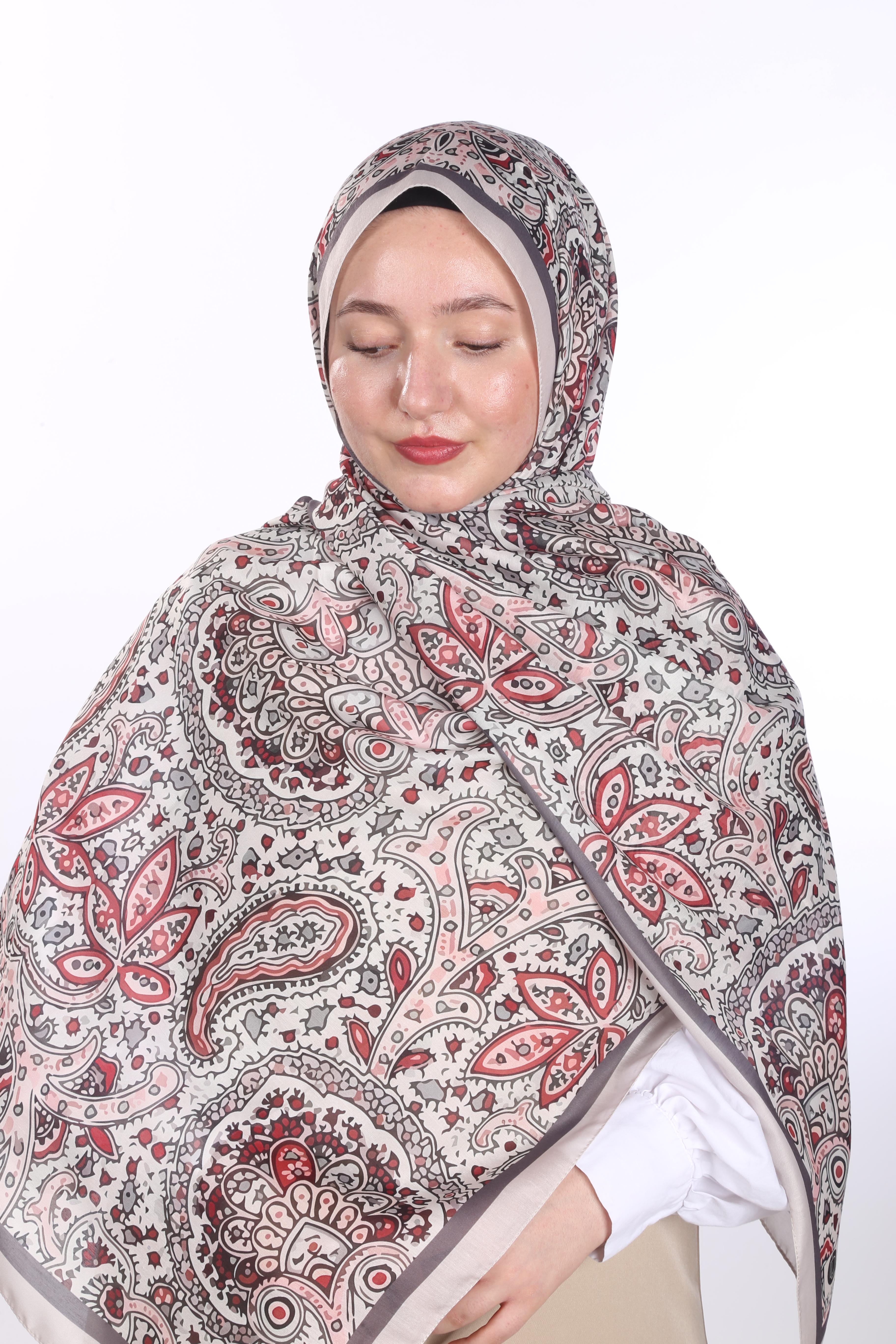 Laila Desen Soft Şal - Bej