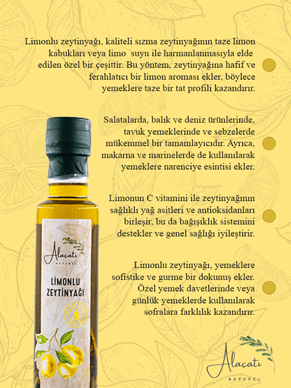 Limonlu Zeytinyağı 250 ml