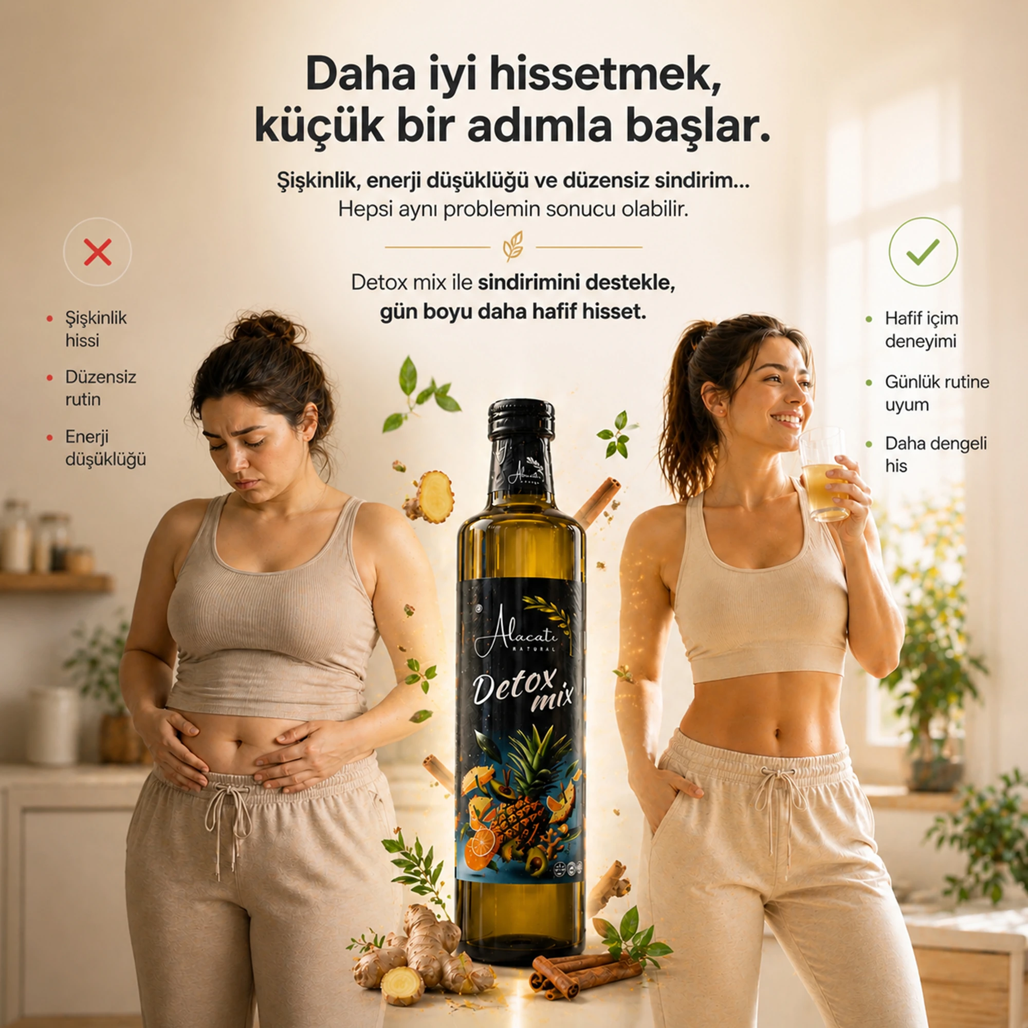 Detox Sirkesi Karışık 500 ml | Alaçatı Naturel