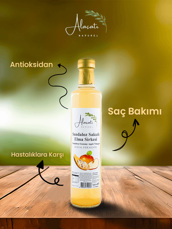 Sandalozlu Elma Sirkesi 500 ml