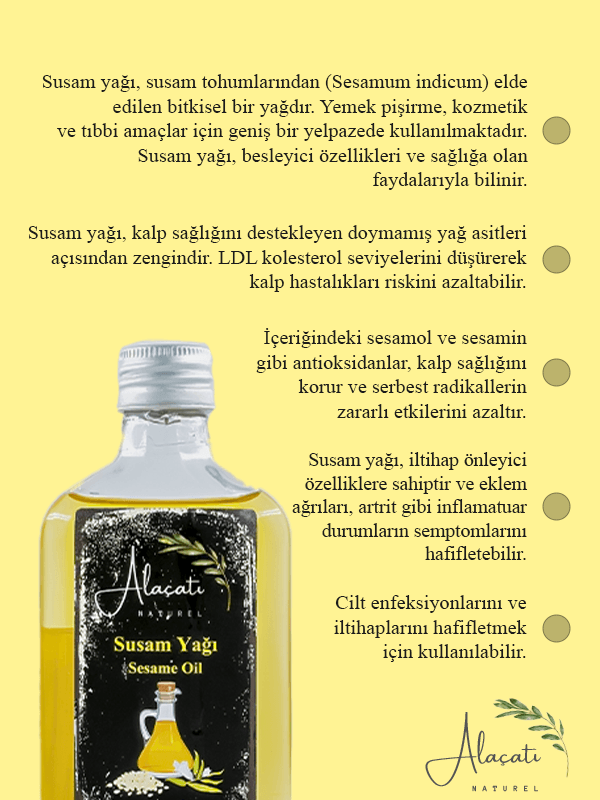 Susam Yağı 200 ml