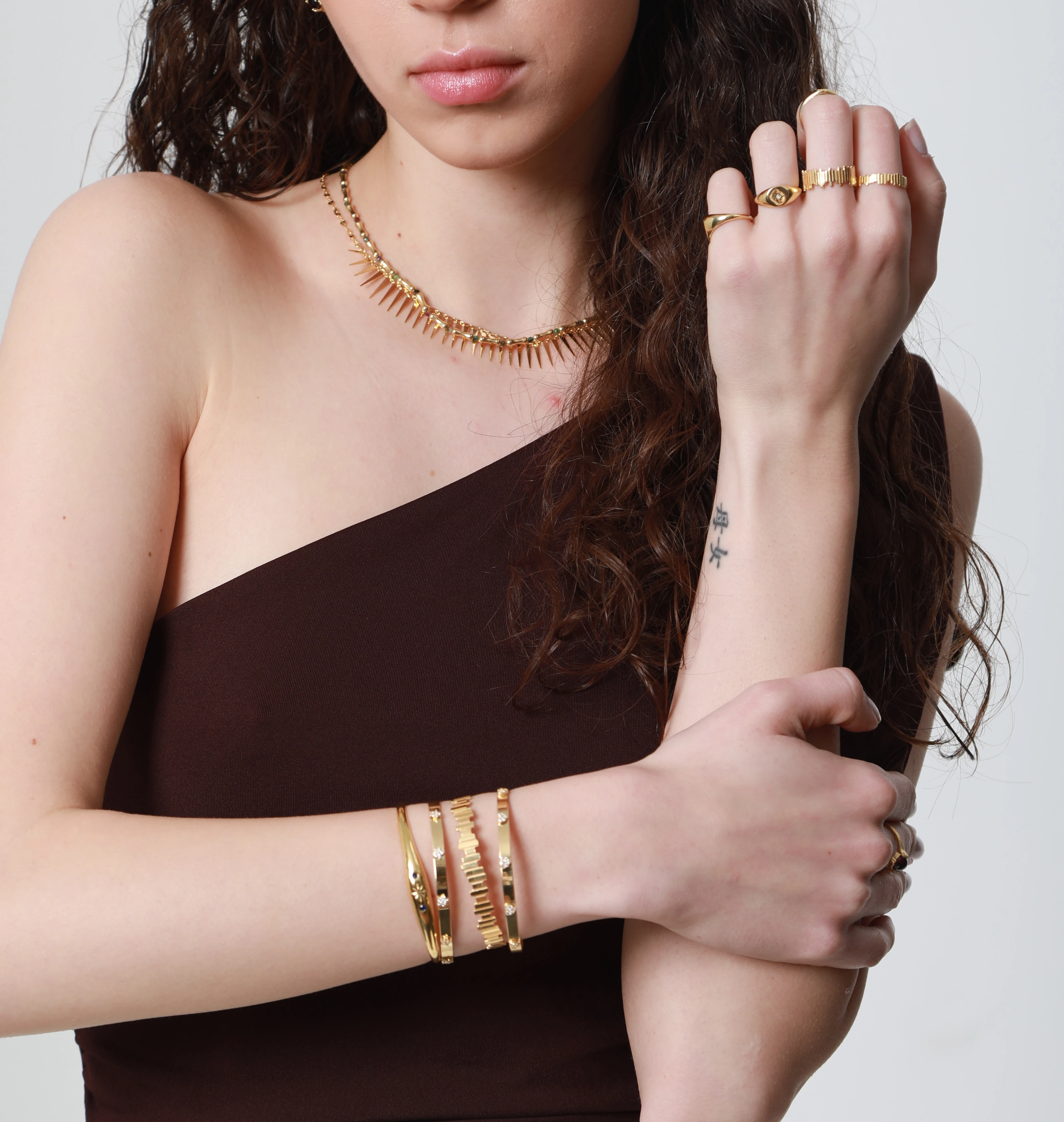 Kalp Taşlı Bilezik