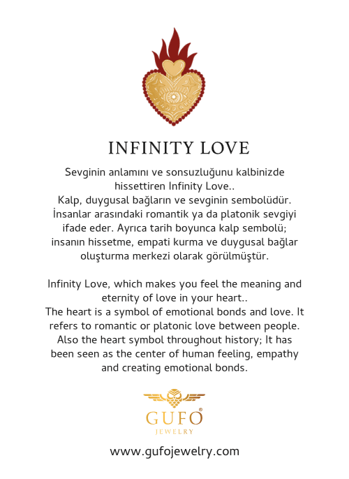 Infinity Love Locket Kolye