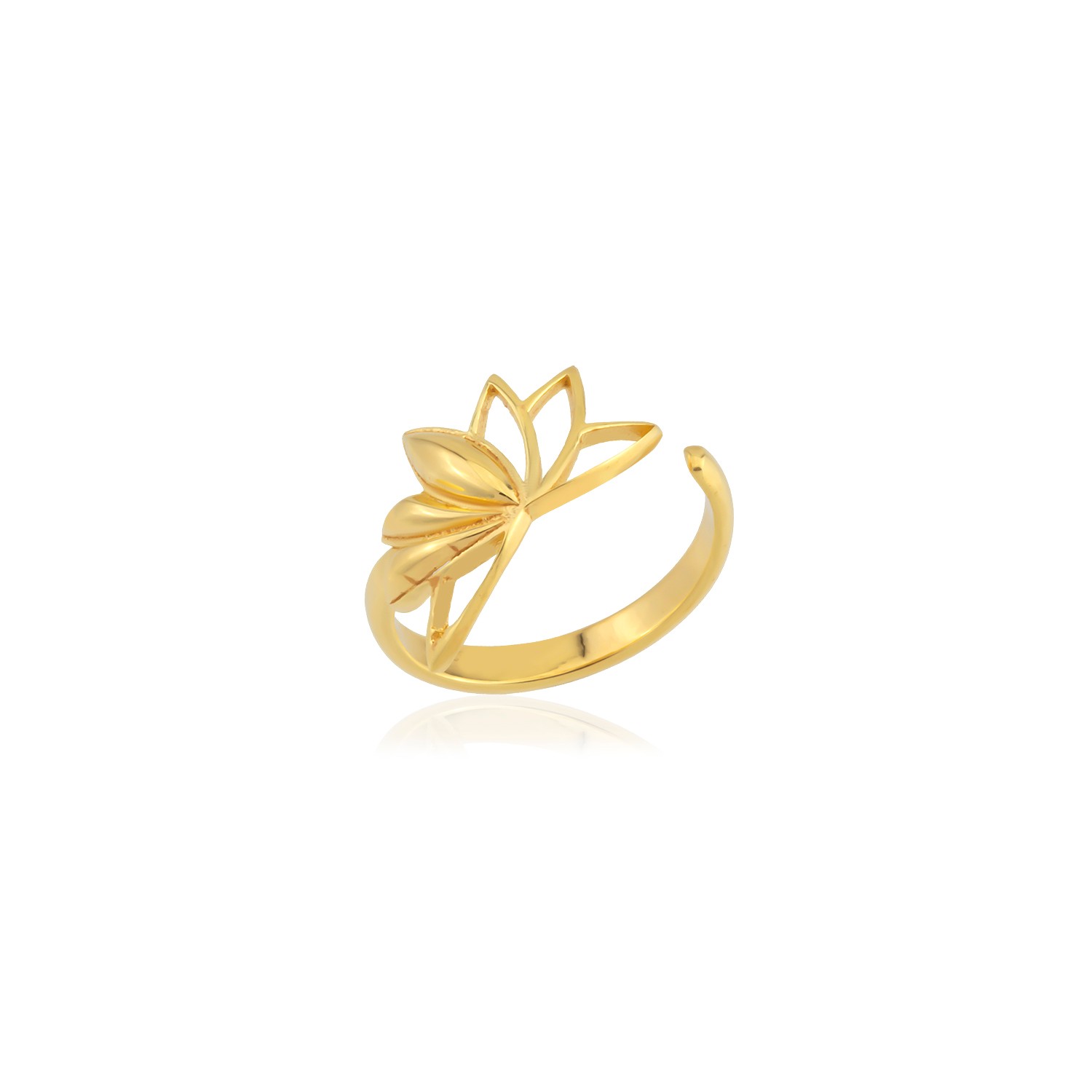 Lotus Blossom Ayarlanabilir Yüzük