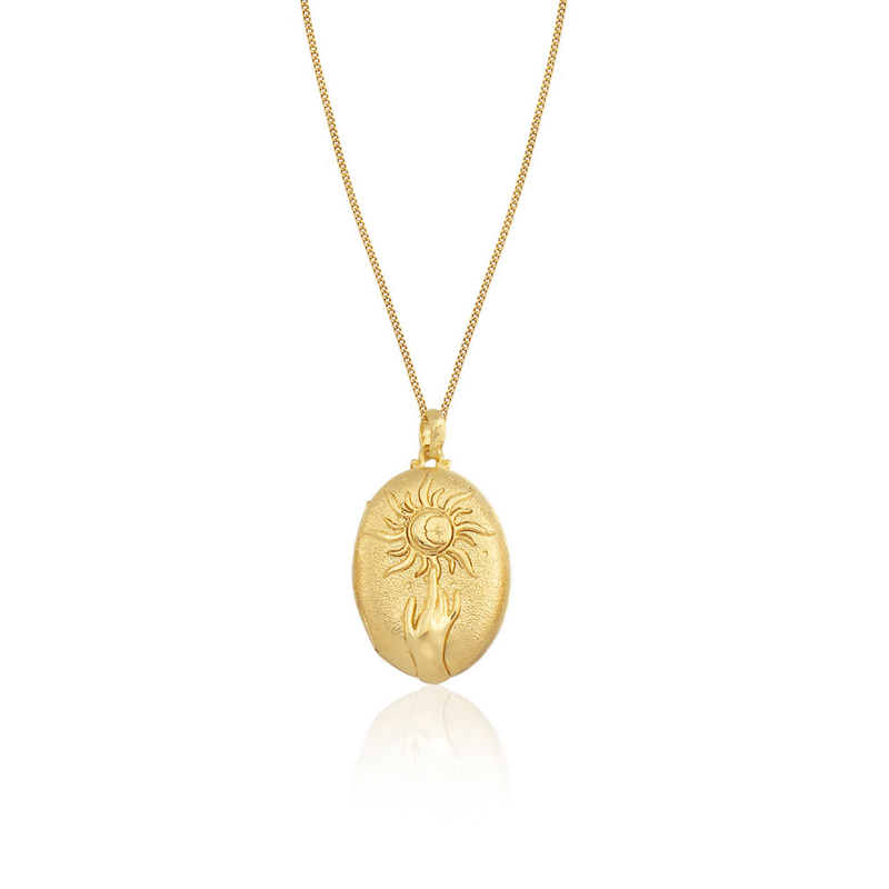 Touch the Sun Locket Kolye