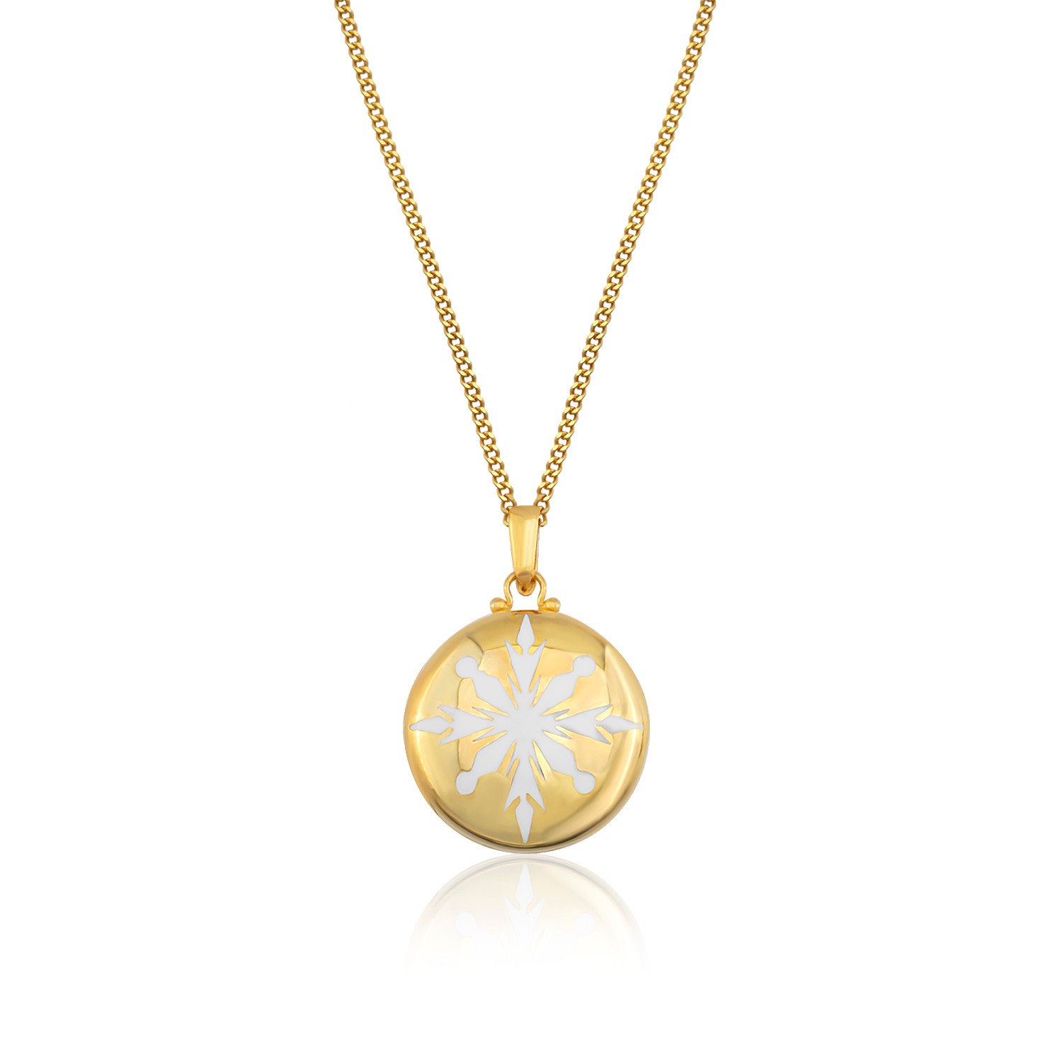 SnowFlake Locket Kolye