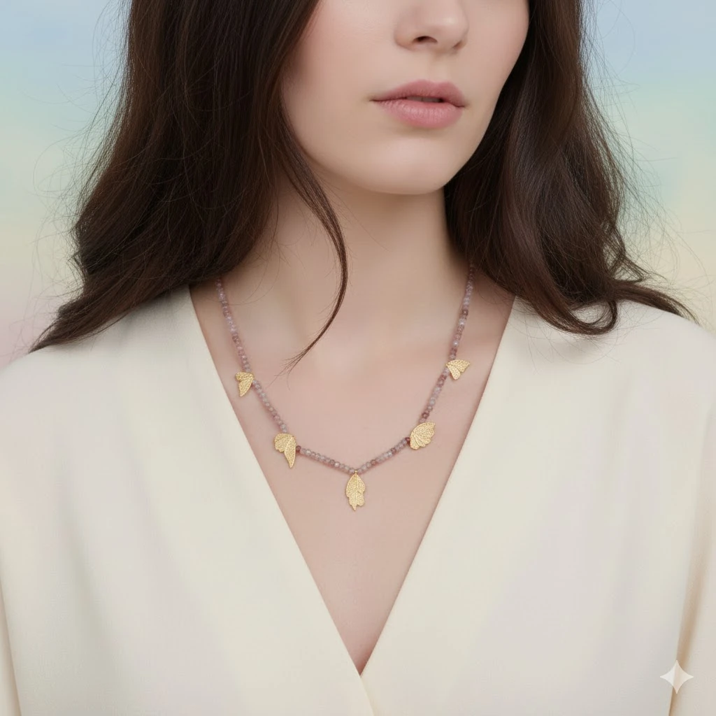 Velvet Wing Turmalin Kolye