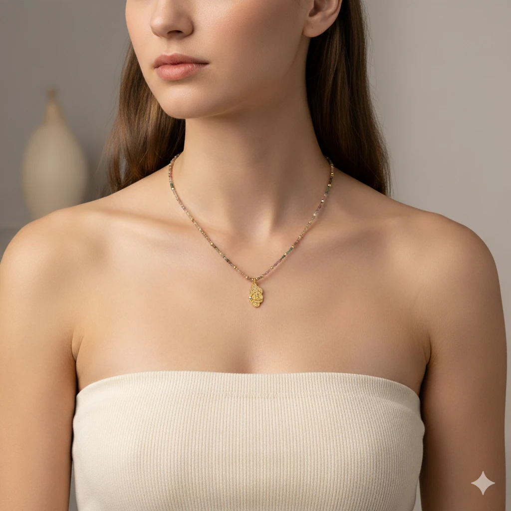 Flutterlight Turmalin Kolye