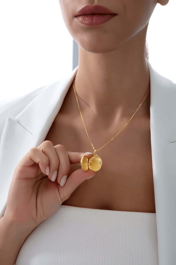 Bird Locket Kolye