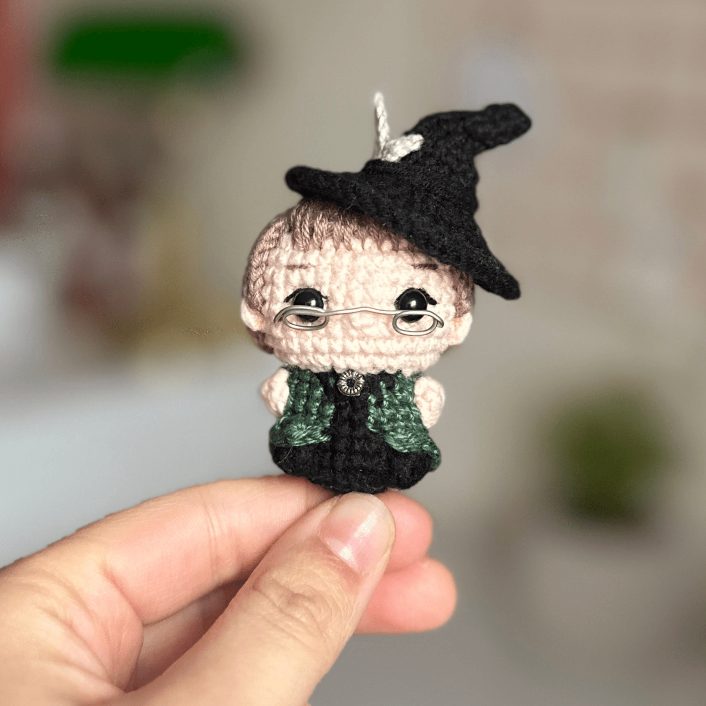 Crochet Pattern for Old Witch & Her Cat Form Amigurumi (PDF) (English)